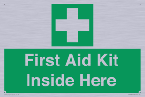 First Aid Kit Inside Here